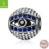 Europeo y Americano personalizado ojo de Nazar-plata 925 accesorios diy exquisito abalorio suelto cuentas pulsera accesorios de joyería