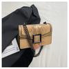 Bolsa Pequena de Corrente Acessível de Luxo da Moda para Mulheres 2025 Nova Bolsa Feminina Bolsa de Ombro com Textura de Alta Qualidade Bolsa Transversal com Estampa de Cobra Tendência