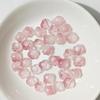 Trébol de cuatro hojas de 10 x 10 mm, accesorios de joyería para bricolaje, horquilla antigua, vidrio de color gelatina, accesorios para el cabello vintage, material