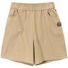 Shorts de Algodão Verão Tamanho Plus 2026 Novo Estilo Fino Solto Cintura Elástica Casual Feminino Roupa Externa Roupa de Trabalho Calça de Perna Larga Tendência