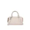 Bolso de mano de moda otoño e invierno, bolso tote pequeño, bolso de mujer, nuevo modelo 2025, bolso tipo almohada de color liso simple, bolso cruzado texturizado