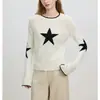 Suéter redondo de diseño único para mujer, nuevo estilo otoño/invierno 2026, corte holgado, adelgazante, casual, top de punto versátil