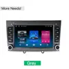 Transfronteiriço 7 polegadas Montado no Carro Carplay Android 13 Logo 308/408 Multimídia Conectado Navegação GPS 2010-16