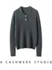 Suéter Nuevo de Cachemir 100% Puro para Otoño e Invierno Moda Casual Suéter de Punto Trenzado para Mujer Capa Base Suéter Holgado