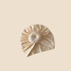 Cinturón Beige para Bebé Halógeno Protección del Cabello Primavera y Verano Viaje de Bebé Todas las Temporadas A prueba de Viento Protección de Orejas Gorro Fetal Accesorios de Fotografía