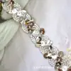 Ventas Directas de Fábrica En Stock Cinta de Encaje con Lentejuelas de Color Forma de S Bordeador Estilo Étnico Accesorios para Bordes de Faldas de Baile