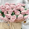 [Producto Terminado] Manta con Ramo de Rosas, Regalo de Girasol, Manta con Ramo de Regalo Creativo Hecho a Mano, Venta Directa del Fabricante