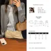 Ropa Hongmi/[En Stock] Look en Capas*Suéter de Color Contrastante Falso Dos Piezas Elegante Versátil Top Corto de Punto