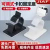 Organizador de Cables de Oficina con Base Fija y Cinta Adhesiva, Clips Adhesivos para Cables, Bridas para Cables, Clips de Gestión de Cables, Sujetacables a Presión