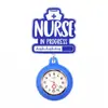 Lindo Dibujo Animado Brillante Elástico Pinza para Insignia de Enfermera Doctor Reloj de Bolsillo de Hospital Reloj de Pecho Pinza Telescópica Reloj para Colgar