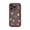 Capa de Celular Coração Pequeno Cinco Cores Adequada para iPhone 17 Pro Max, iPhone 14, Acabamento Fosco para iPhone 13, Premium para iPhone 12/15, Premium para iPhone 11