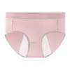 Calcinhas de algodão puro para período menstrual para mulheres, extra grandes e largas, seguras, absorventes de umidade, à prova de vazamentos, forro 100% algodão, calcinhas para período menstrual