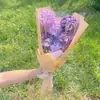 Ramos de Flores Eternas Tejidos a Crochet Terminados de Girasoles, Tulipanes y Claveles como Regalos Navideños para Amigos y Mejores Amigos