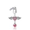 Piercing Europeo y Americano Transfronterizo Sin Perforación Mariposa Amor Anillo para Ombligo Zapatillas Personalizadas Anillo para Ombligo Joyería para el Ombligo