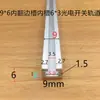 Riel Guía de Aleación de Aluminio Sensor de Interruptor Fotoeléctrico Pista Brida Interior Ranura en U Ranura en Forma de C Apertura Tubo Cuadrado 1.0m Precio