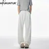 Pantalones de hombre holgados estilo americano, nuevo producto para otoño 2026, marca de moda, pantalones deportivos casuales holgados y elegantes, pantalones casuales de pierna recta
