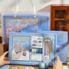 Set de Cuadernos Estilo Retro Pintura al Óleo, Caja de Regalo, Cuaderno Vintage Estilo Chino para Estudiantes, Regalo Cultural y Creativo