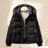 2025 Nueva Chaqueta de Algodón Gruesa y Cálida de Invierno para Mujer, Chaqueta Corta de Algodón Estilo Coreano, Chaqueta de Algodón Pequeña a la Moda