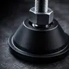 55#m10 pé hexagonal de plástico de nylon pé móvel universal copo pé de móvel suporte de pé almofada de pé ajustável fabricante