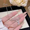Colar de Aço de Titânio de Luxo Leve Sem Desbotamento Colar de Colar de Nicho de Luxo Feminino Elegante de Alta Qualidade All-match Colar Colar