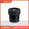 Lente de Escaneamento de Código QR Chuang'An Optoelectronics, Distância Focal 3,25mm, Superfície do Alvo 1/2.5, F2.5, Baixa Distorção