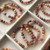 Venta al por mayor del fabricante: Pulseras de Jade Hotan de Xinjiang, Pulseras de Jade Multicolor Hilo de Oro tipo Caramelo, Venta al por mayor de Cuentas Redondas, Suministro para Transmisiones en Vivo de Jade Natural