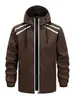 Chaqueta abrigo con capucha versátil de moda informal para deportes al aire libre para hombre, transfronteriza, comercio exterior Amazon