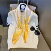 Bufanda de Seda Sintética de Lujo Ligero de Moda, Bufanda Cuadrada Grande con Rayas Simples Coreana y Japonesa, Bufanda Chal Multifuncional Estilo Ins