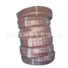 Tubo de plástico PVC refuerzo convexo refuerzo plano multicolor partículas de bombeo de polvo succión de grano bombeo de aguas residuales manguera de tendón de res