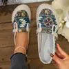 Comércio Exterior Transfronteiriço Outono 2026 Novo Moda Casual Feminino Bico Redondo Slip-on Sola Macia Mocassins Sapatos Baixos