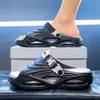 Chinelos Masculinos 2026 Novo Verão Antiderrapante Externo Solado Macio Uso Duplo Sandálias para Dirigir Sandálias Slide Casuais de Praia