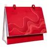 Nuevo Calendario de Escritorio de Cuero de Alta Gama Año del Caballo 2026 Caja de Regalo Decoración de Escritorio de Oficina Calendario Mensual Logo Personalizado