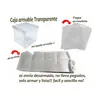 Caja Transparente Amazon 10X10X10Cm con Tapas Superior e Inferior, Caja de Empaque para Mascotas Más Vendida