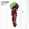 Simulación Racimo de Uvas Modelo de Fruta Plástico Uvas Frutas y Verduras Salón de Exposiciones de Alimentos Adorno Decoración de Interiores Accesorios de Fotografía