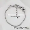 Pulseira de Cobre Banhado Exquisita Simples Versátil Popular em Vendas Transfronteiriças Pulseira de Prata da Moda Personalizada Pulseira Feminina com Zircônia