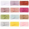 Diademas Europeas y Americanas de Nuevo Estilo para Niños, Diademas Elásticas de Borde Ancho Cruzadas con Hilo, Delgadas y Cómodas para Todas las Estaciones, Accesorios para el Cabello de Bebé
