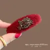 Árvore de Natal de Strass com Contas Grampo de Cabelo Fofo Feito à Mão Novo Design Sentido Atmosfera Acessórios de Cabelo Grampo de Cabelo Fofo para Festas para Mulheres