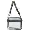 Bolso de Hombro Transparente de PVC Transfronterizo Certificación de Estadio Bolso Cruzado de Hombro de Inspección Visual Gratuita Bolso de Playa Cruzado en stock