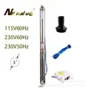 Bomba Sumergible de Acero Inoxidable Transfronteriza de 1 HP para Pozos Profundos, Bomba de 3 Pulgadas para Pozos Profundos, Bomba de Agua Estándar de EE. UU. 110V