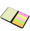 Cubierta de cuero post-it cartera portátil libro n veces Cubierta de PU nota de aviso libro de notas logo impreso