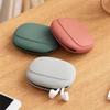 Caixa Pequena de Armazenamento para Fones de Ouvido Capa Protetora de Silicone para Cabo de Dados Bolsa de Armazenamento para Fone de Ouvido Bluetooth Bolsa Organizadora para Fones de Ouvido Sem Fio
