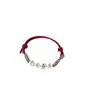 Pulsera de Hilo Rojo de Plata Pura 999 Doble Cara de Paz y Alegría para Mujeres en su Año Zodiacal, Joyería de Pareja de Diseño de Nicho Tendencia China