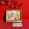 Nuevas decoraciones de pastel de luna con papel de aluminio plateado para el Festival del Medio Otoño, perfectas como regalos festivos para empresas, regalos corporativos o para regalar a amigos y familiares