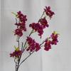 Rama de flor de manzana de simulación transfronteriza, decoración para el hogar y exteriores, flor falsa, decoración de boda, paisaje, rama de flor de durazno, venta al por mayor