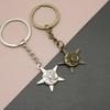 Amazon Xiyin Temu AliExpress Explosiones Joyería Simple Sol Luna Estrella Llavero Colgante