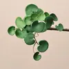 Plantas suculentas artificiais com uma textura macia e realista, apresentando trepadeiras de cobre para design de paisagem em miniatura, plantas artificiais para decoração de casa e plantas em vasos