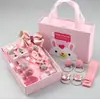 Set de Caja de Regalo de Accesorios para el Cabello de Alta Gama para Niños Accesorios para el Cabello de Niñas Joyero Lazo de Princesa para Niñas Exquisito Regalo de Cumpleaños