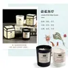 Velas de Aromaterapia para Uso Doméstico, Velas em Copo de Vidro, Óleos Essenciais Artesanais, Fragrâncias de Nicho, Humor Romântico Duradouro, Presenteável