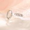 Pendientes de trigo con diamantes brillantes, estilo nacional, de alta gama, con forma de hoja grande, exquisitos pendientes transfronterizos, gran oferta, con hebilla de rama de olivo y diamantes para mujer.