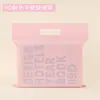 Bolsa de Mensajería Portátil Engrosada, Bolsa de Empaque Logístico Semitransparente, Bolsa de Mano Esmerilada Autoadhesiva de CPE, Bolsa para Empaque de Caja de Avión